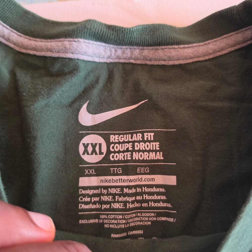 Nike Green Bay Packers Aaron Rodgers 12 Mens XXL Green Short Sleeve T-Shirt NFL - Picture 5 of 6
